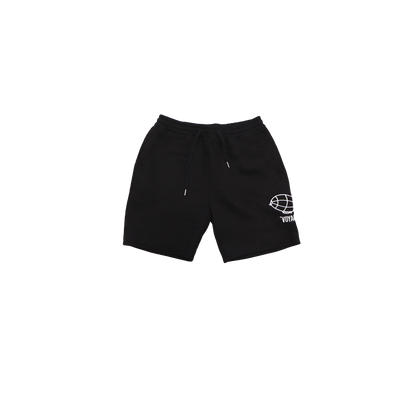 Embroidered black short